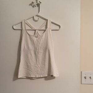 The North Face Cream Cross-Back Tank